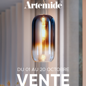 Artemide sale from October 1 to October 20, 2020.