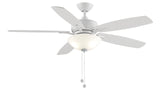 Aire Deluxe 52 avec Lumière Ventilateur Fanimation