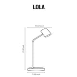 Lola Lampe de Table Geo Contemporary