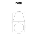 Paraty Lampe de Table Geo Contemporary
