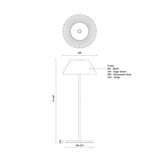 TL67914 Zola Lampe à Batterie Kuzco Lighting