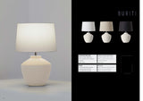 Buriti Blanc Lampe de Table Geo Contemporary