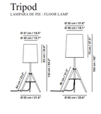 Tripod Lampe de Sol Carpyen