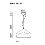 Pleatbox 47 Pendant Light from Marset